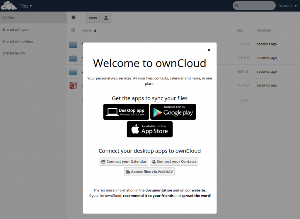 03.WelcomeToownCloud